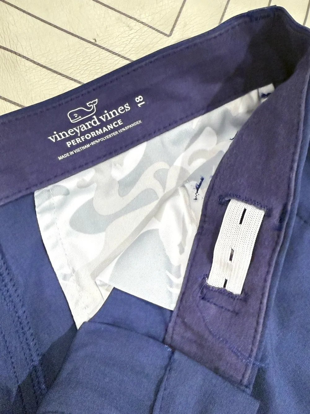 Vineyard Vines Blue Performance Stretch Shorts